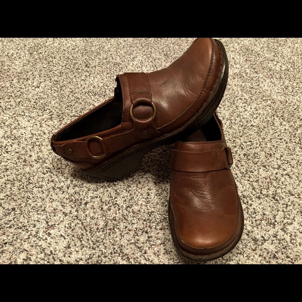 Brown Born Clogs - image 1